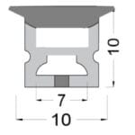 بروفايل إضاءة ليد سيليكوني مرن صفا