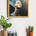 لوحة نفرتيتي ١٠٠ × ١٠٠ سم