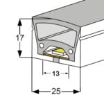 بروفايل إضاءة ليد سيليكوني مرن صفا