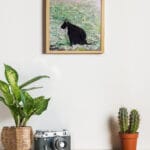 لوحة قطة ٣٠ × ٣٠ سم