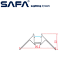 ⁦بروفايل جبس زاوية صفا⁩ - الصورة ⁦2⁩