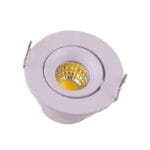 سبوت زر دبلة 3 وات مدور متحرك صفا