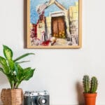 لوحة ونش القبور ٥٠ × ٥٠ سم