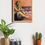 لوحة قصة بنت اصلها مختلف ٦٠ × ٨٠ سم