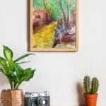 لوحة في الغيط ٦٠ × ٨٠ سم