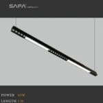 كشاف خطي نازل 45 وات أسود صفا