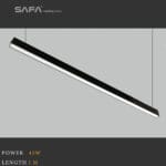 كشاف خطي نازل 45 وات أسود صفا