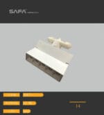 سبوت تراك لايت 12وات صفا