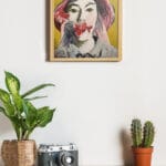 لوحة بورتريه ٣٠ × ٣٠ سم