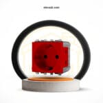 بريزة طرار ألمانى بالحماية-احمر فلات ساس