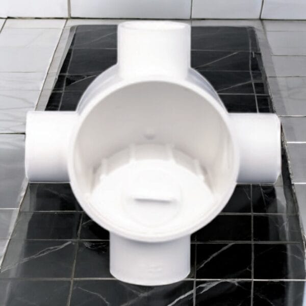 بيبة قصيرة ( 7 سم ) - وصلات صرف أبيض - الأمل الشريف