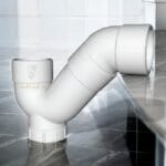 كوع سيفون باب 110مم - وصلات صرف ابيض - الأمل الشريف