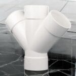 صليبة 45° - وصلات صرف أبيض - الأمل الشريف