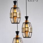 دلاية ثلاثي كريتال مستورد اسود*ذهبي