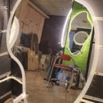 مرايه ليد شكل عشوائي