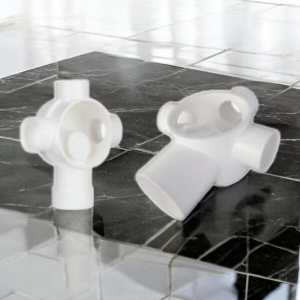 بيبة حجم صغير - وصلات صرف أبيض - الأمل الشريف