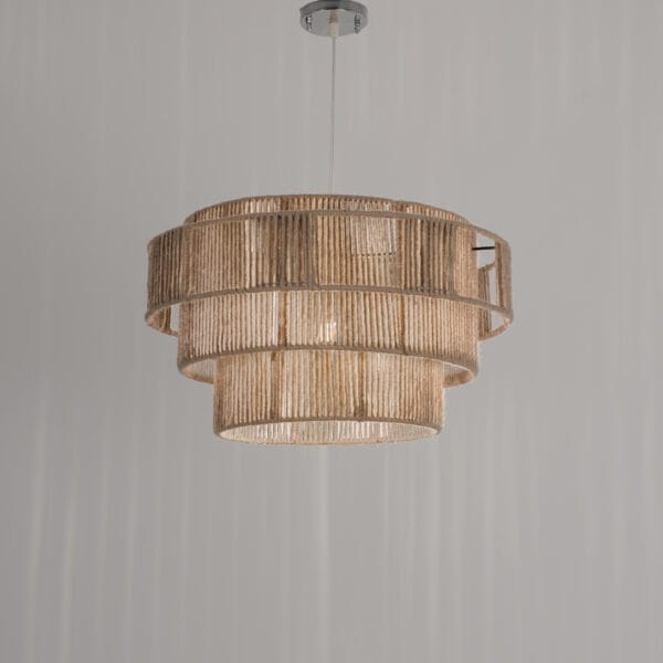 نجفة سقف خيوط خيش