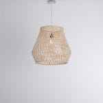 مصباح سقف من البامبو