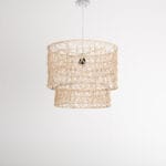 مصباح سقف من البامبو