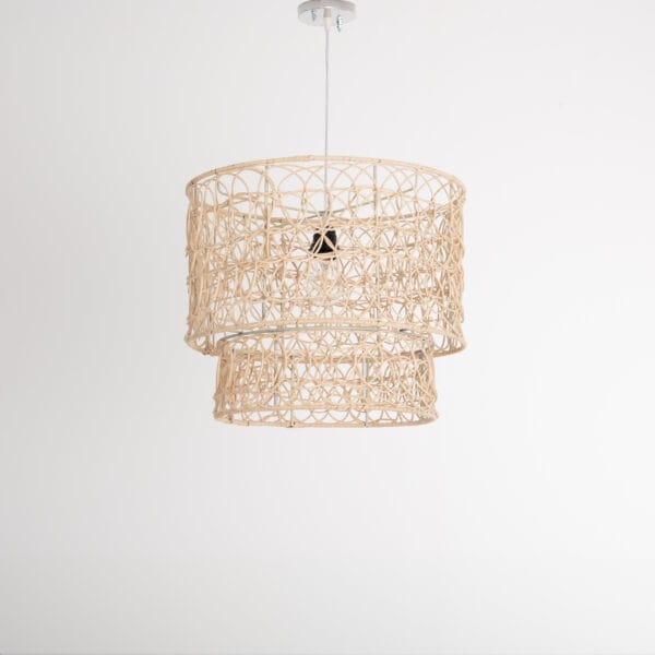 مصباح سقف من البامبو