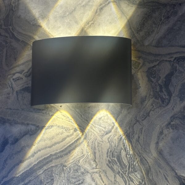 اب اند داون ليد ثنائي وورم جسم معدن اسود