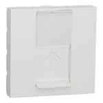 مفتاح بيانات، New Unica، آلية، RJ45، U/UTP، مستقيم، نقرة، أبيض شنايدر