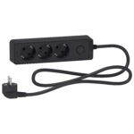 مشترك 3 فتحات رمادي شوكو شنايدر ١.٥ متر