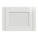 شنايدر إليكتريك نيو يونيكا وش مانع مياة 3 فتحات، أبيض