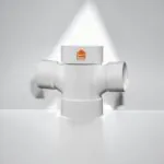 مشترك صليبة ٨٧٫٥ درجة مسلوب قصير وصلات سباكه Smart Home