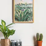 لوحة في الغيط ٢٠٢٣ ٦٠ × ٨٠ سم