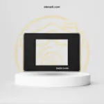 وش اكرليك داركك جراى ب اطار سانشي