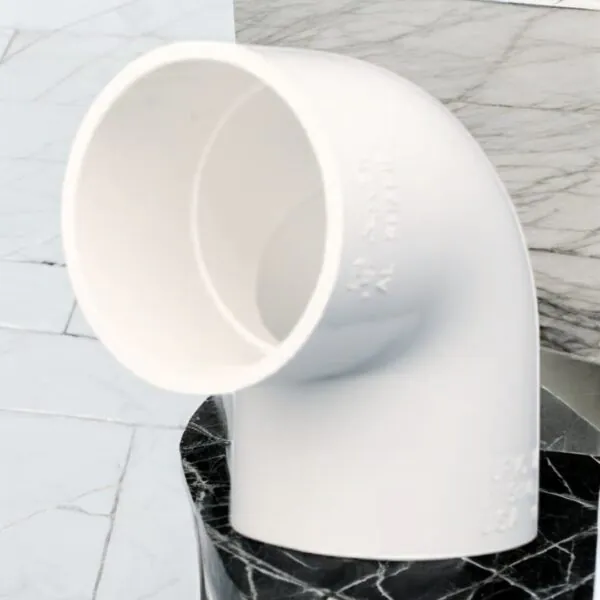 كوع 90° - وصلات صرف أبيض - الأمل الشريف