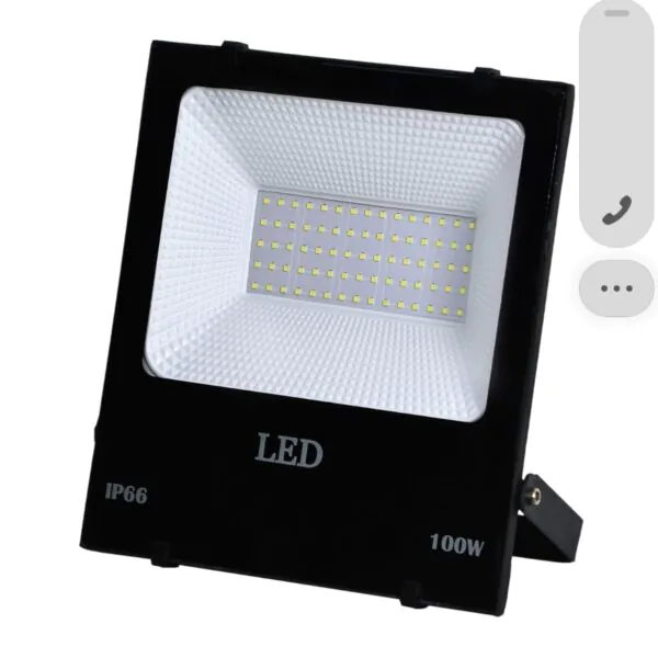 كشاف وجهات 100 وات اضاءة وورم او ابيض ضمان سنتين