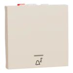 مفتاح زر ضغط، نيو يونيكا، مصباح موقع الجرس، 10 أمبير، وحدتان، بيج شنايدر